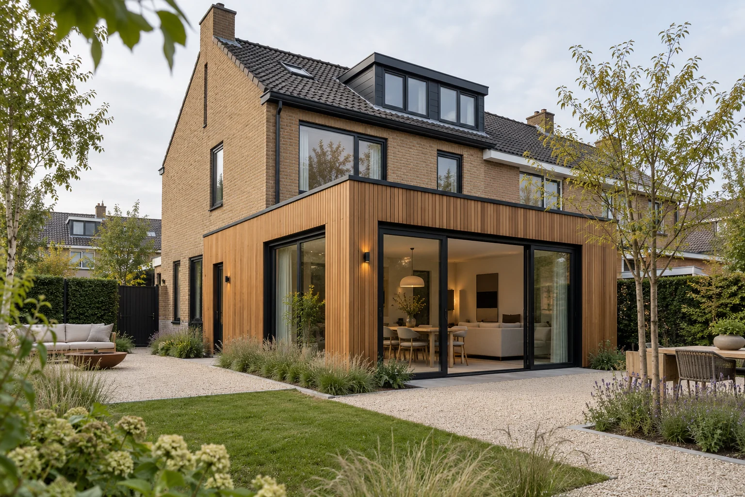 Architectonische ontwerpvisualisatie voor wooninspiratie